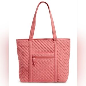 EUC Vera Bradley Zip Tote Terra Cotta Rose
